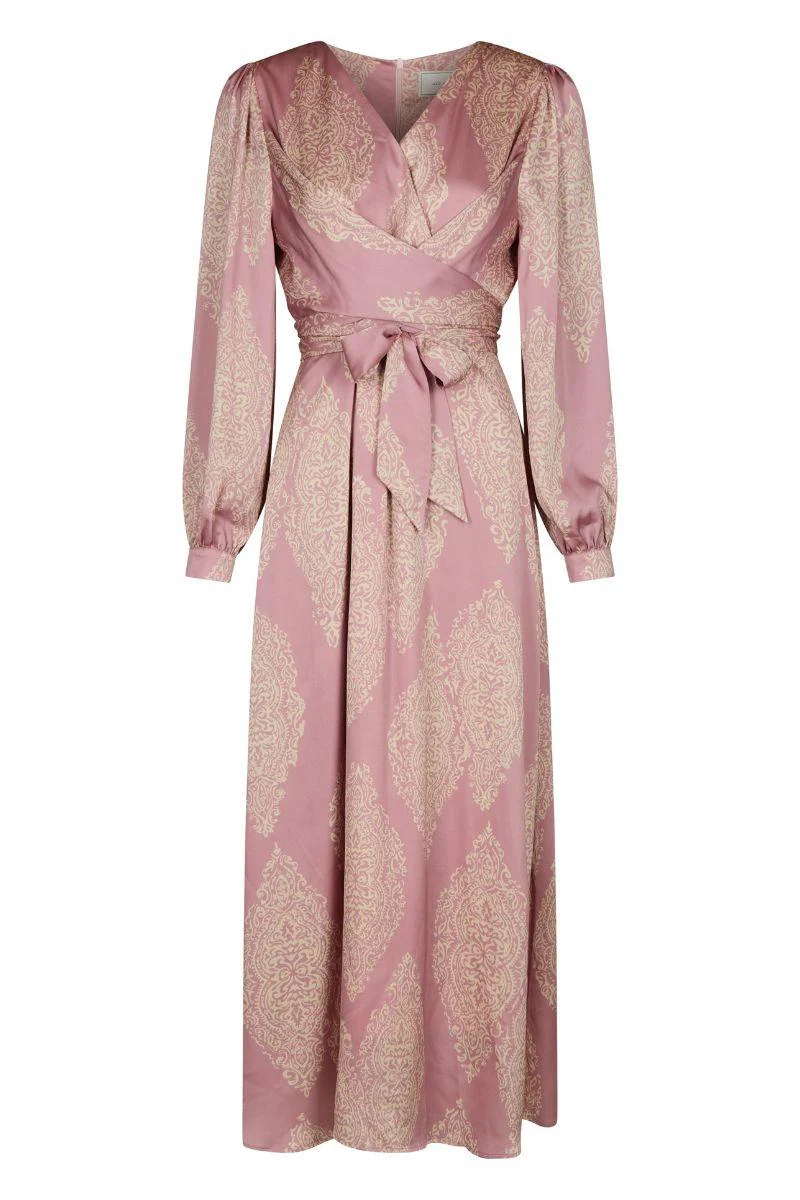 Bretti Paisley Drop Dress | Evening Rose | Kjole fra Neo Noir - Image 2