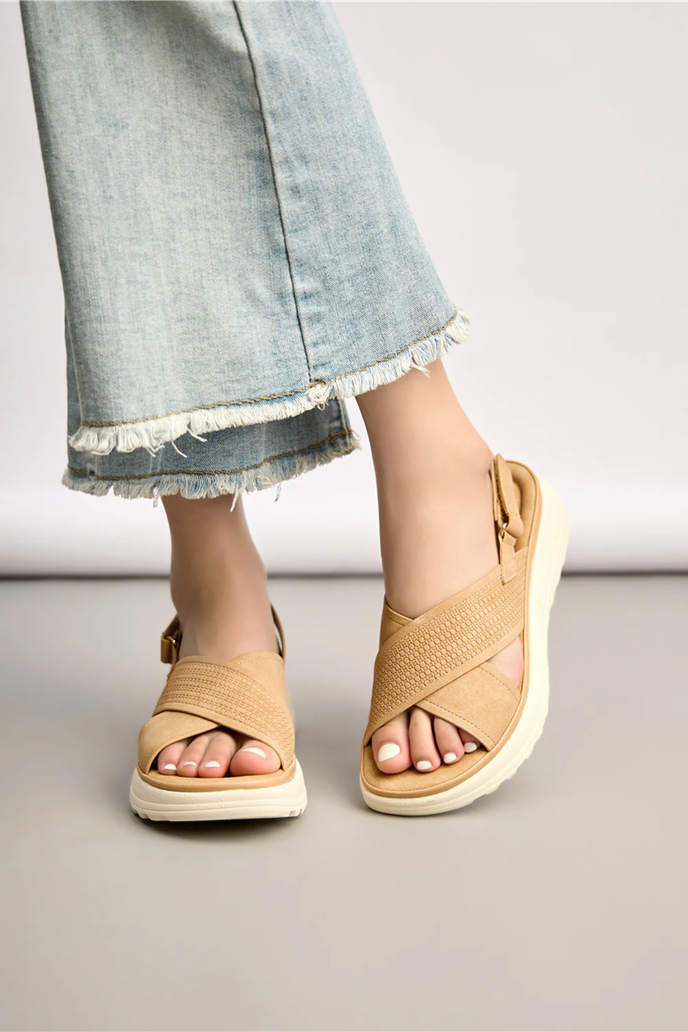 Bris Sandals | Camel | Sandaler fra Lazy Bear