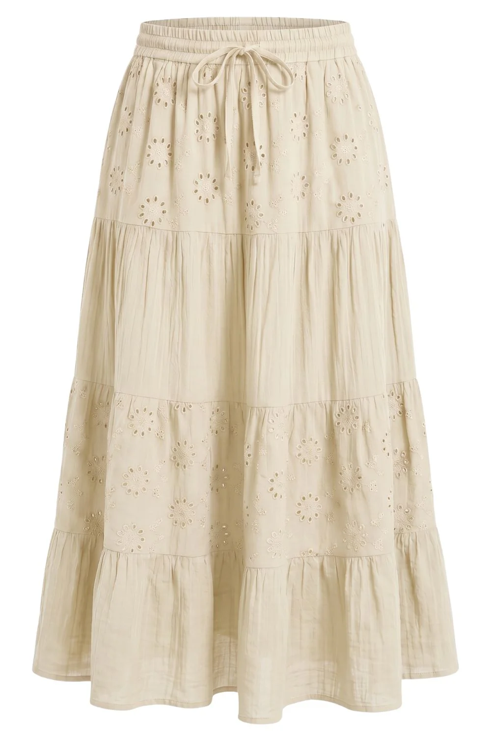 Broderie Anglaise Skirt | Vanilla | Nederdel fra Atelier C - Image 2