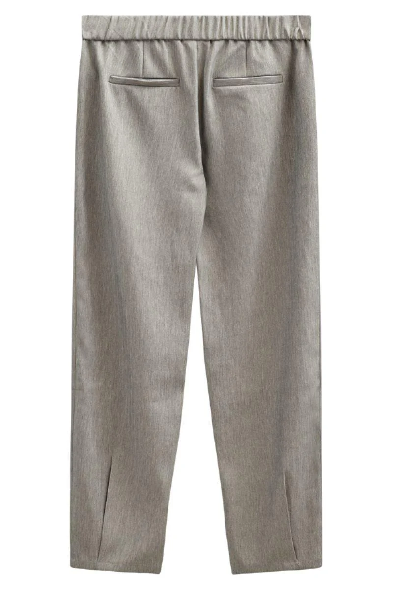 Caia Pants 207342 | Light Grey Melange | Bukser fra Freequent - Image 4