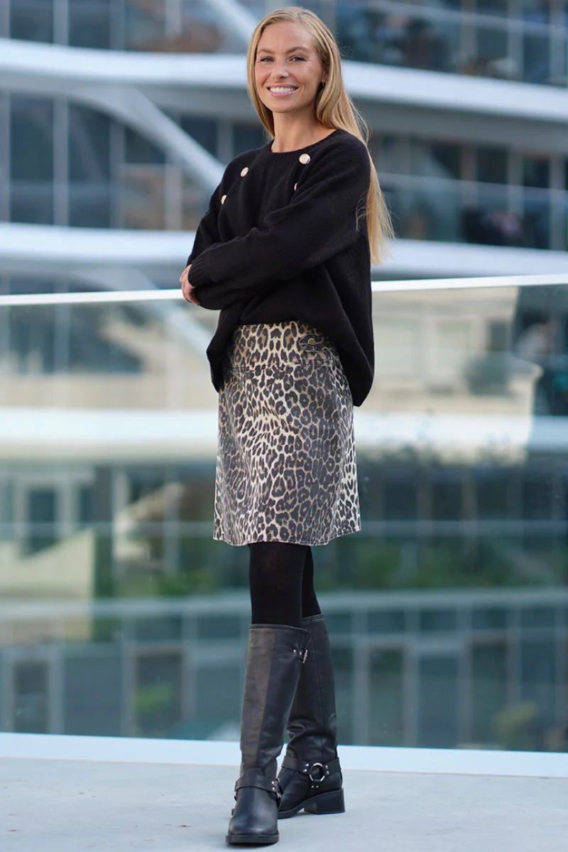 Caisa Knit | Black | Strik fra Prepair - Image 4