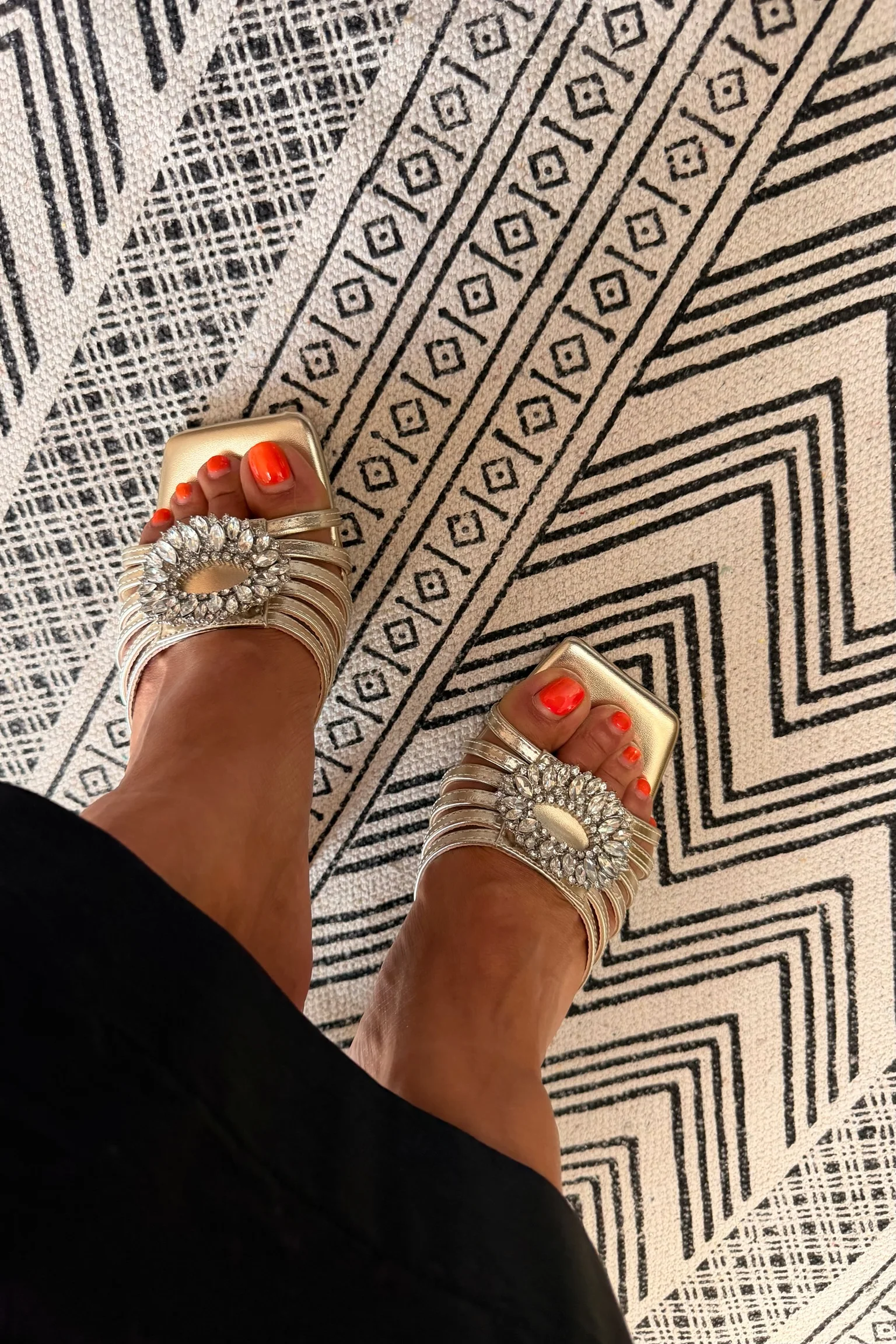 Call me Carrie Sandals | Golden - Image 4