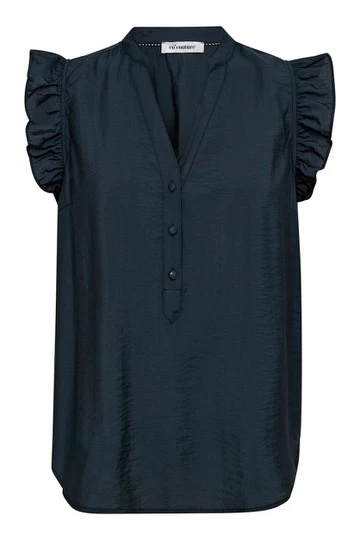 Callum Frill Top 35162 | Ink | Top fra Co'couture
