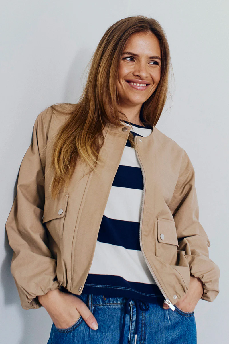 Cana Jacket 207720 | Silver Mink | Jakke fra Freequent