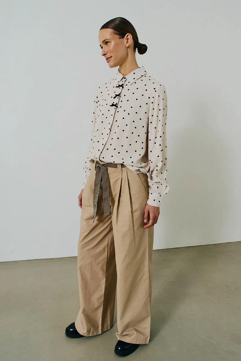 Cana Pants 207408 | Silver Mink | Bukser fra Freequent - Image 8