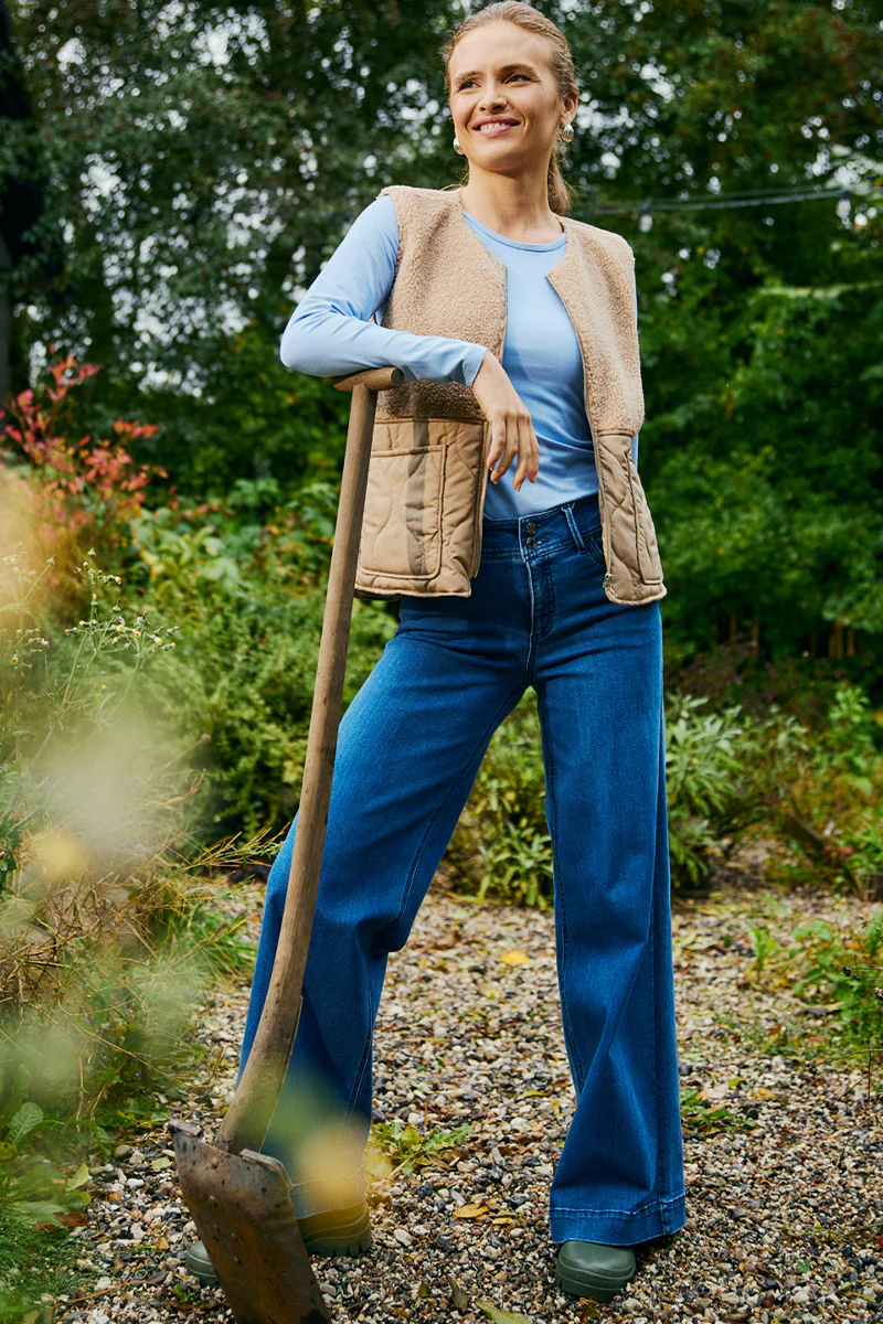 Cana Waistcoat 207721 | Silver Mink | Vest fra Freequent - Image 6
