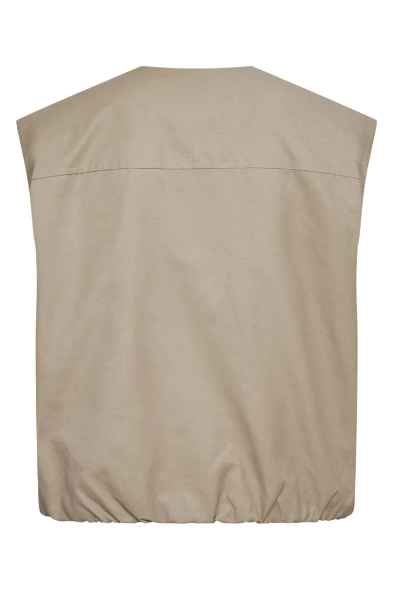 Cana Waistcoat 207721 | Silver Mink | Vest fra Freequent - Image 7