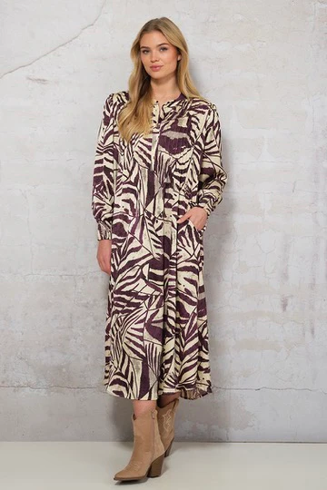 Carla Dress 2914 | Plum | Kjole fra Prepair - Image 3