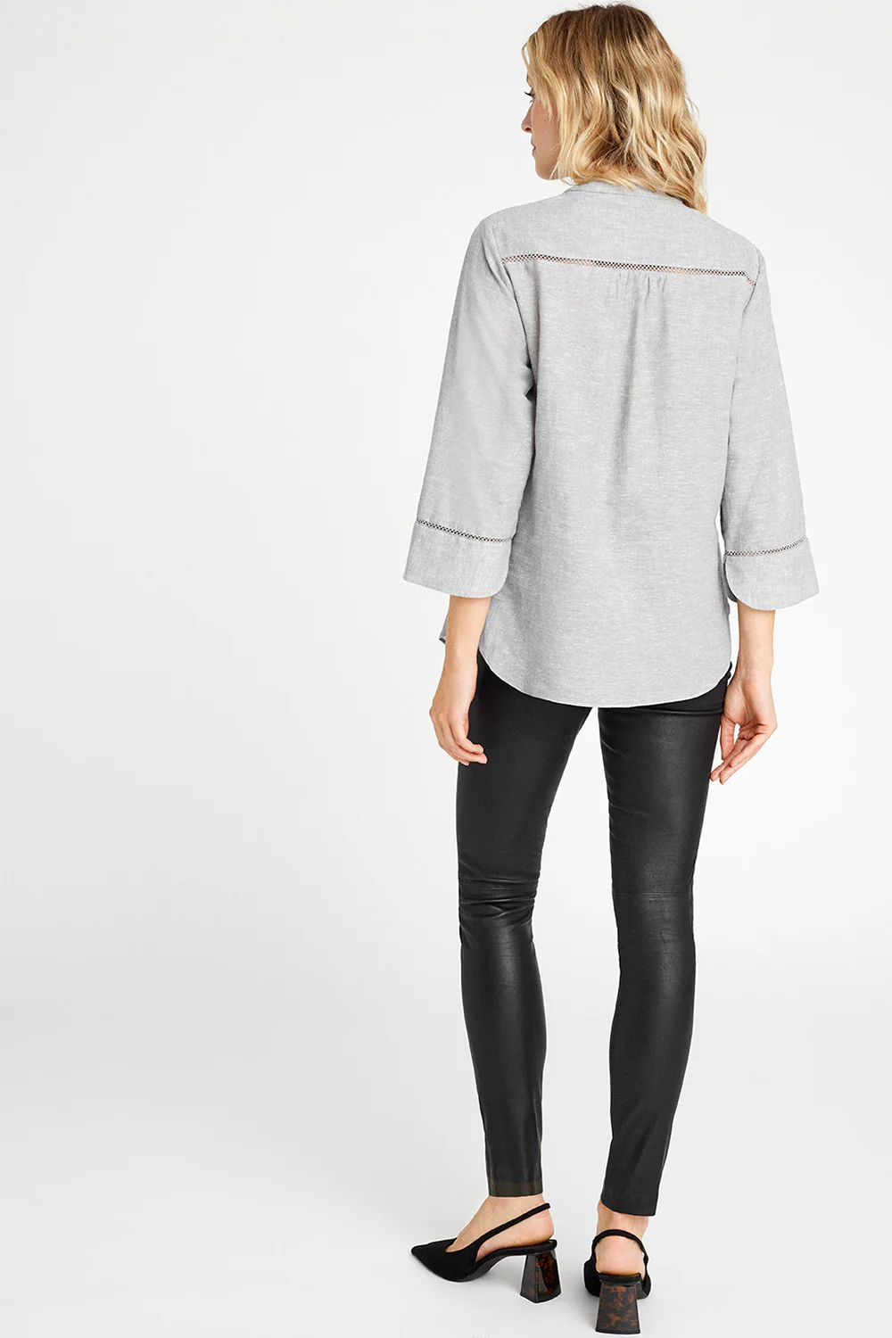 Carmen shirt | Steel | Skjorte fra Gustav - Image 5