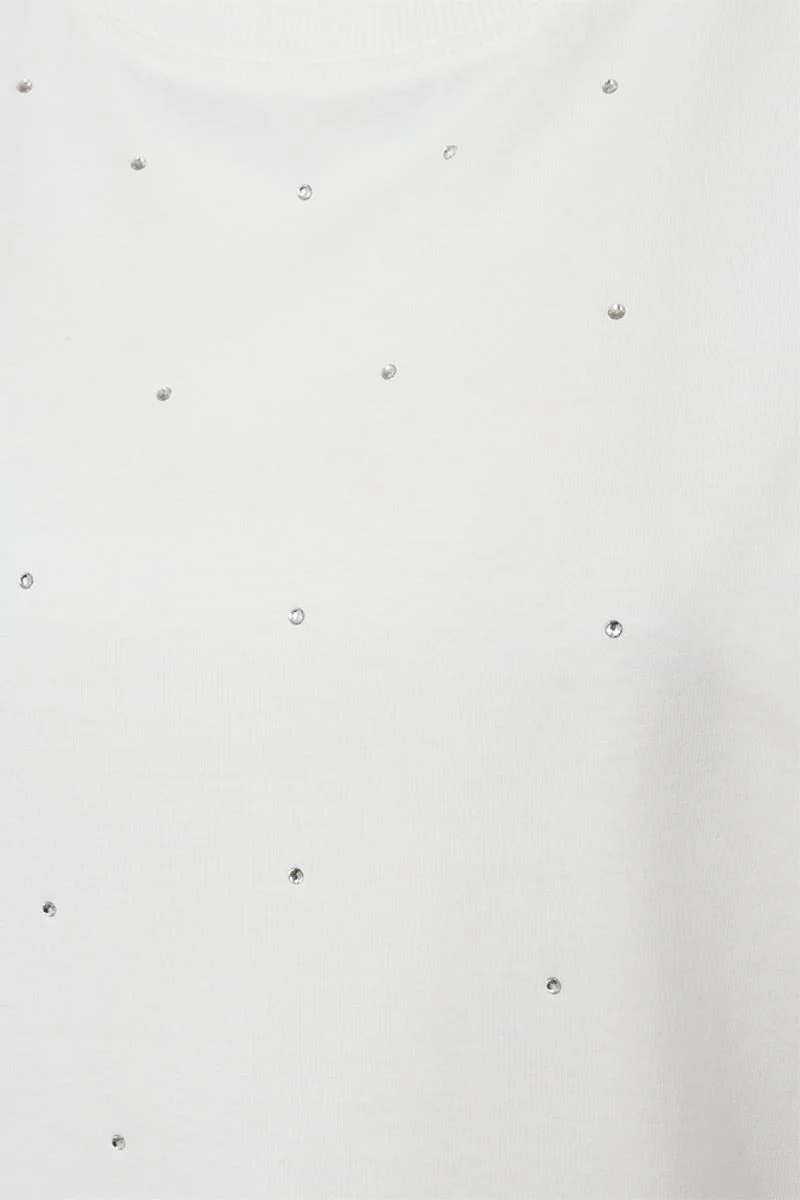 Carol Tee 205697 | Star Off-white | T-Shirt fra Freequent - Image 5