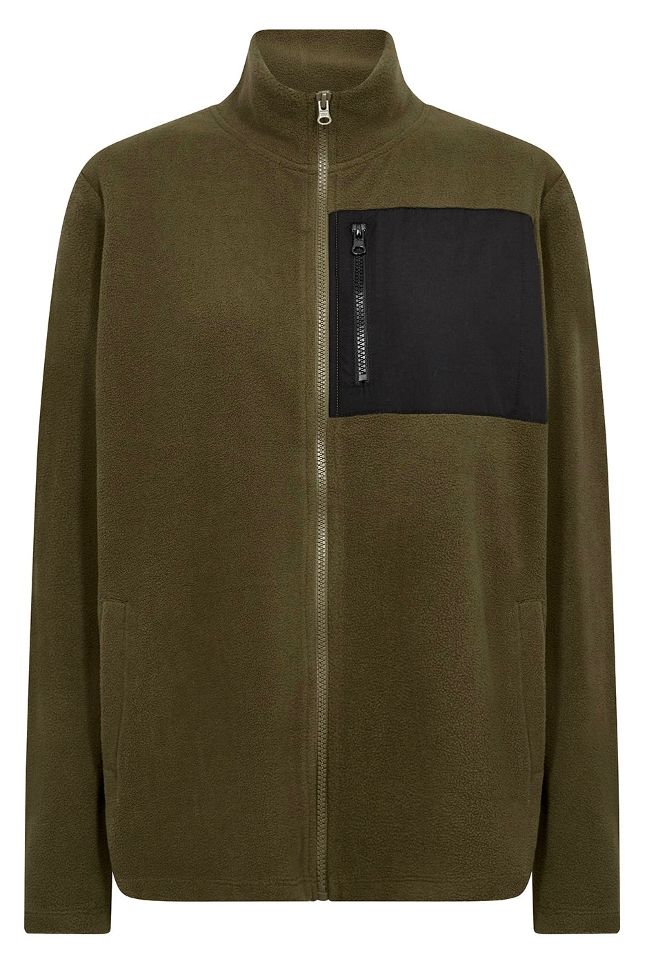 Carrow Fleece Jacket | Army | Jakke fra French Laundry - Image 2