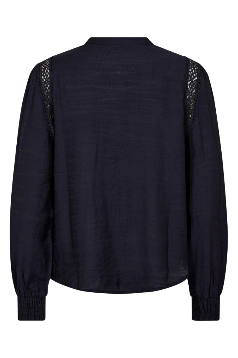Caryn Shirt 35725 | Navy | Bluse fra Co'couture - Image 5