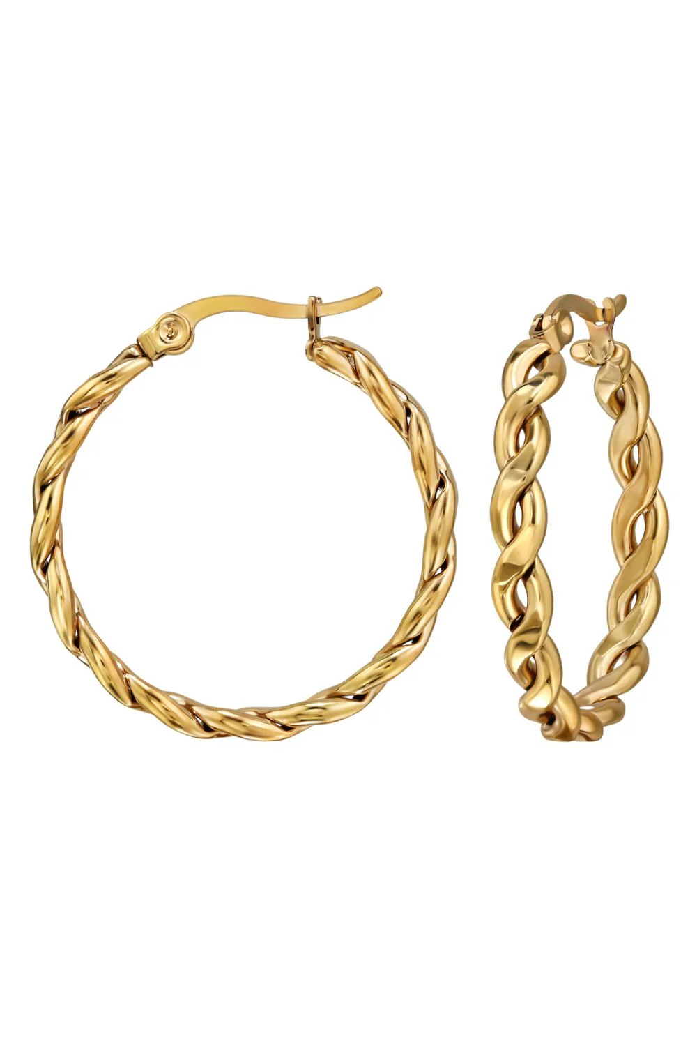 Chain Link Hoops GD | Øreringe fra Birdsong