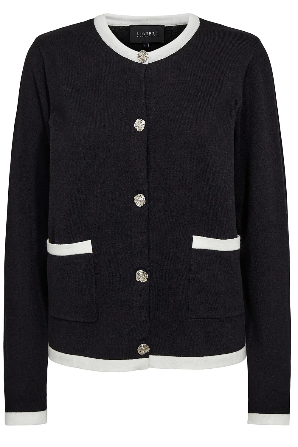 Chani Cardigan | Black Creme | Cardigan fra Liberté - Image 2