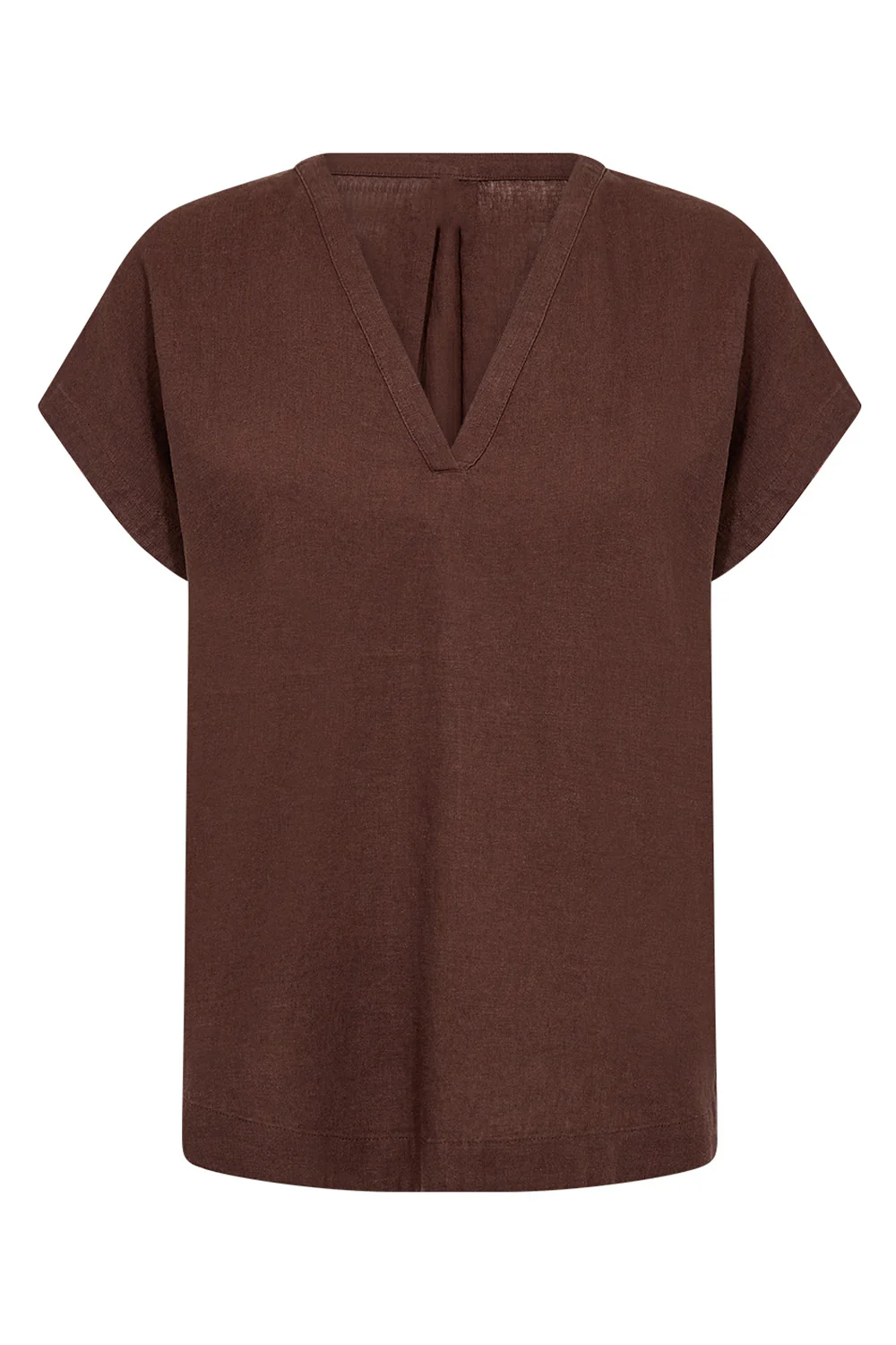 Chloe Tee Top | Brun | Skjorte fra French Laundry - Image 4