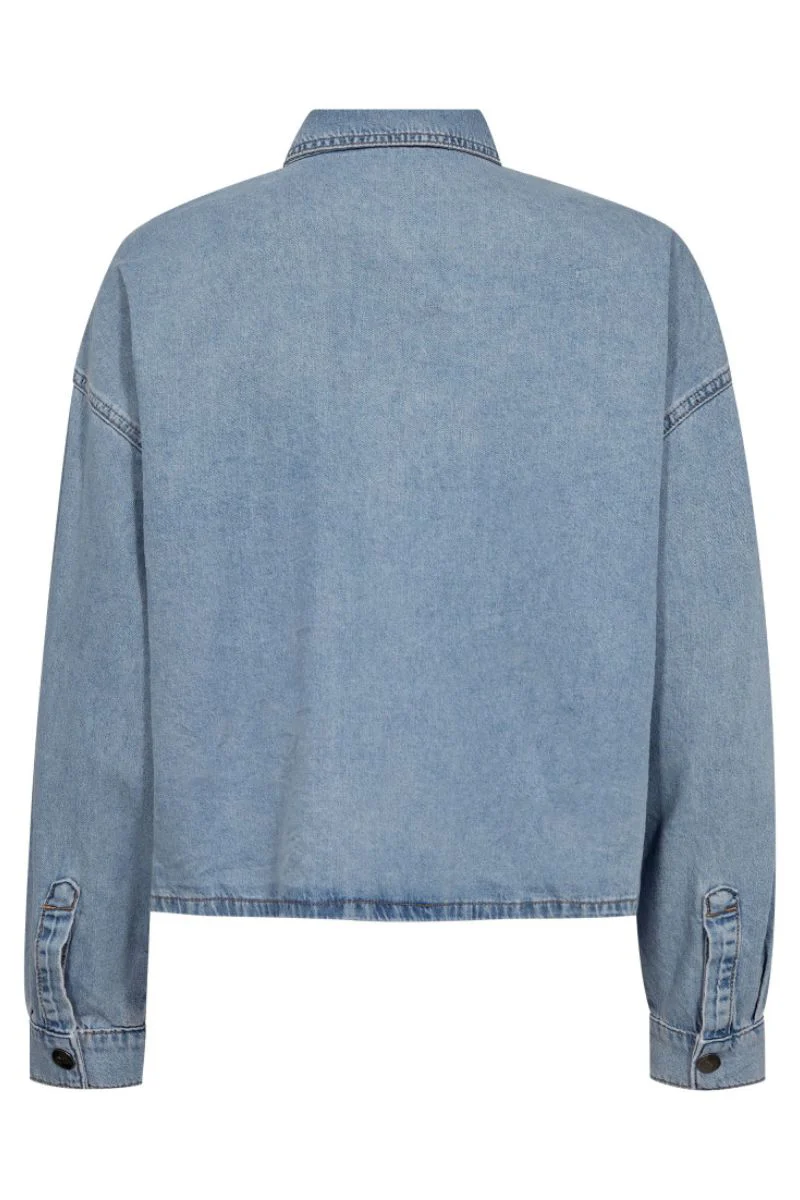 Cindy Denim Shirt | Denim jakke fra Co'couture - Image 2