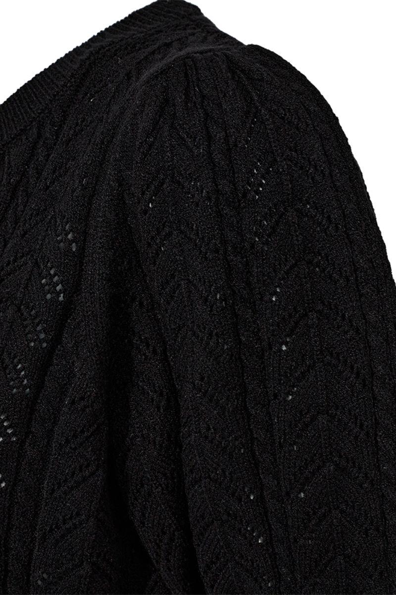 Clarry Pullover 206465 | Black | Strik fra Freequent - Image 3
