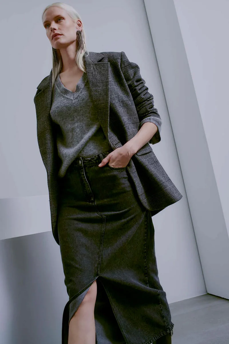 Charlee Long Skirt | Black | Nederdel fra Copenhagen Muse - Image 3