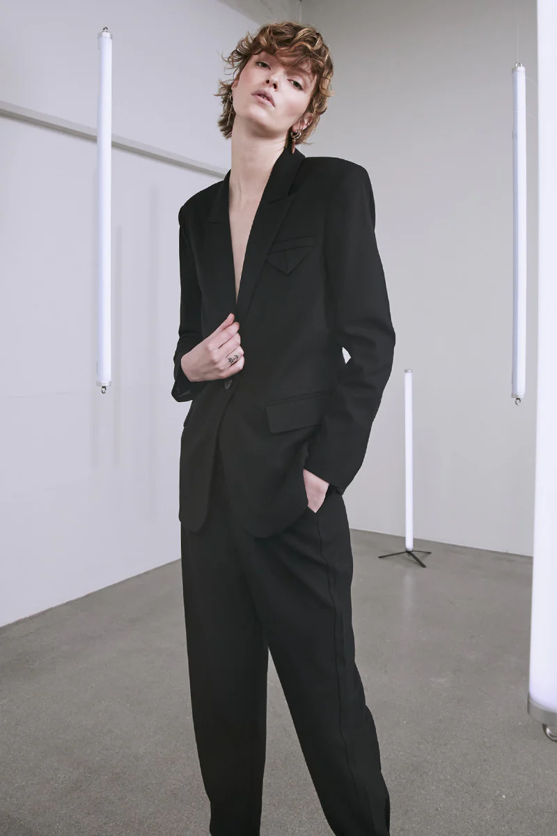 Tailor Jacket | Black solid | Blazer fra Copenhagen Muse - Image 12