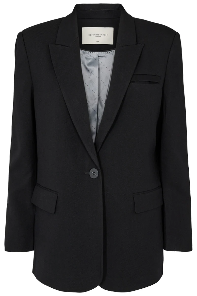 Tailor Jacket | Black solid | Blazer fra Copenhagen Muse - Image 2
