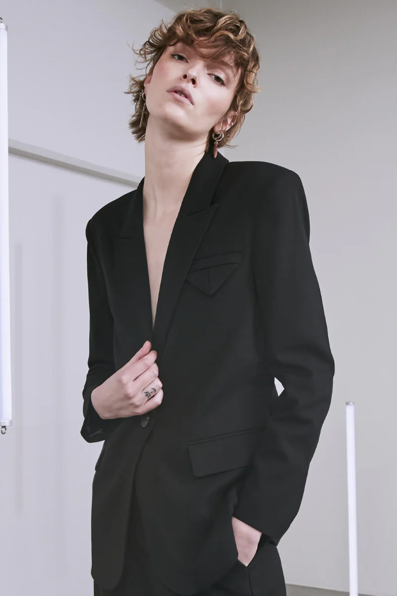 Tailor Jacket | Black solid | Blazer fra Copenhagen Muse - Image 9