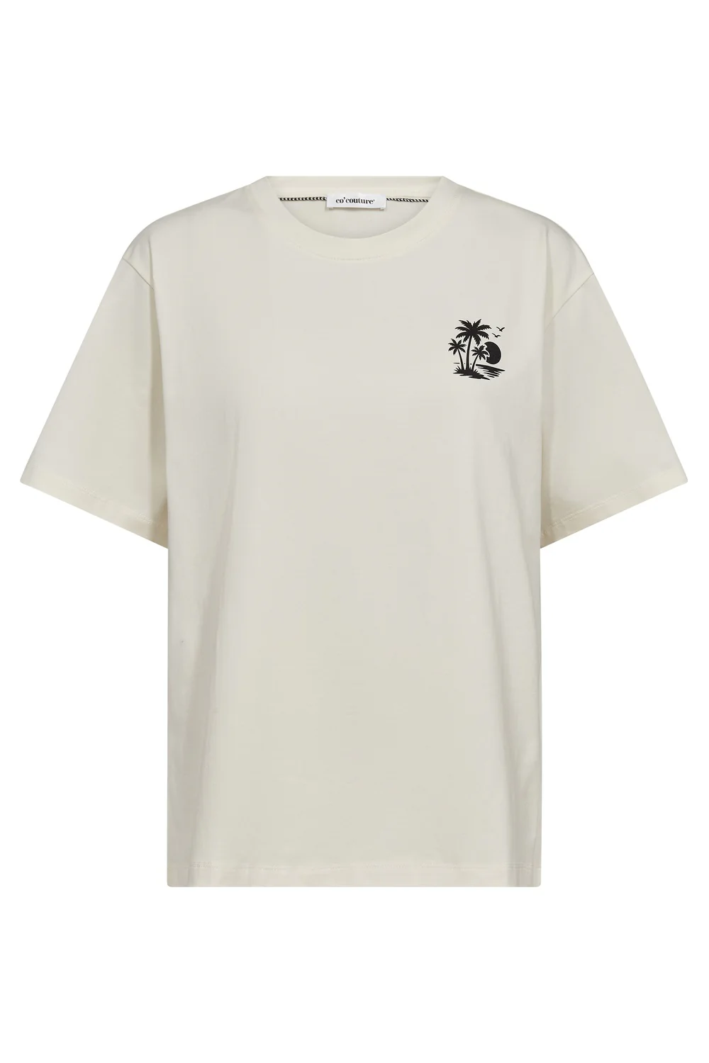 Coco Beachcc Box Tee | Pearl | T-Shirt fra Co'couture