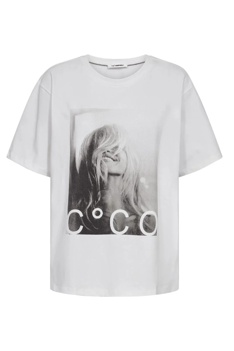 Coco Chic Box Tee 43023 | White | T-Shirt fra Co'couture - Image 2