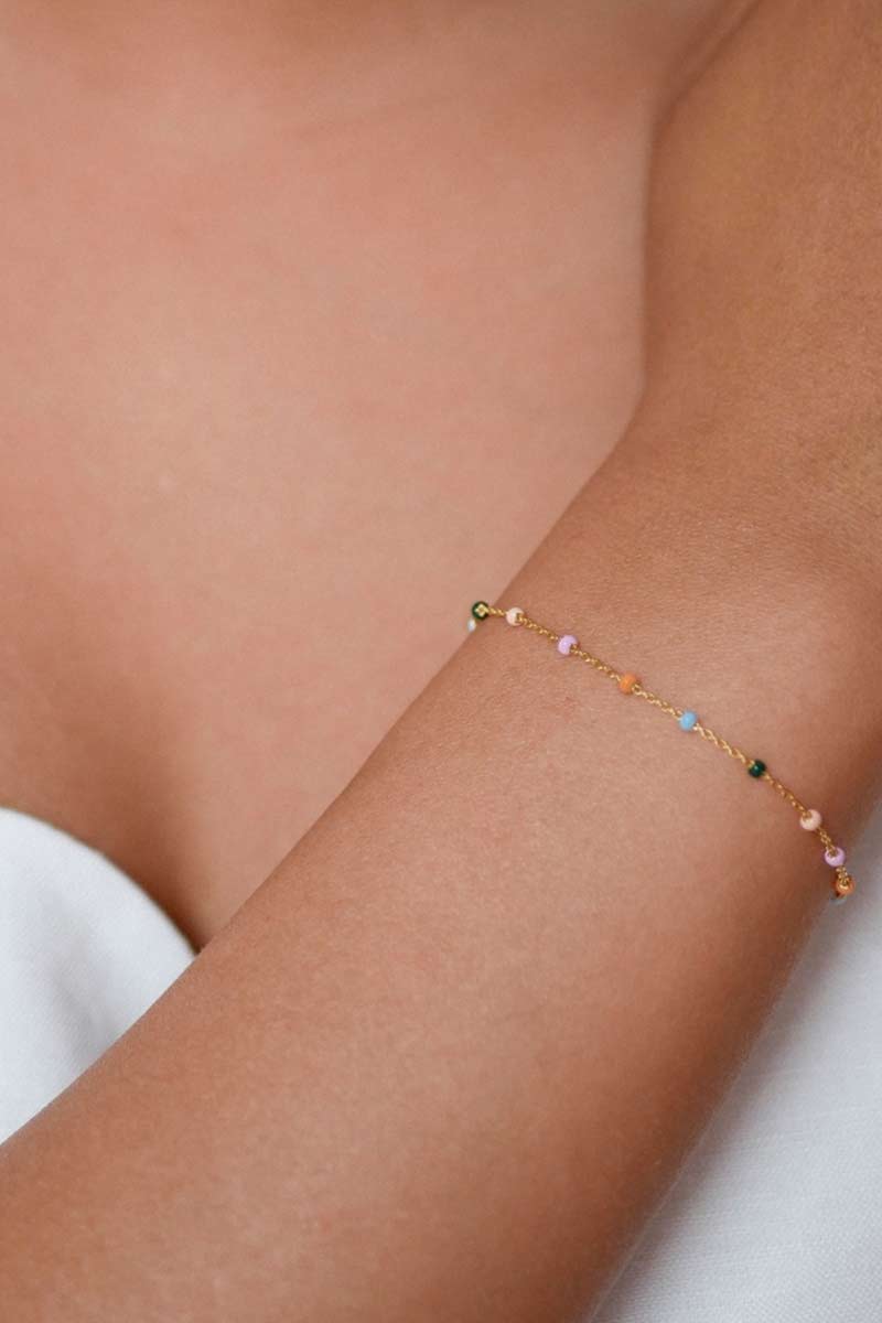 Lola Bracelet | Dreamy | Armbånd med emalje drops fra Enamel - Image 2