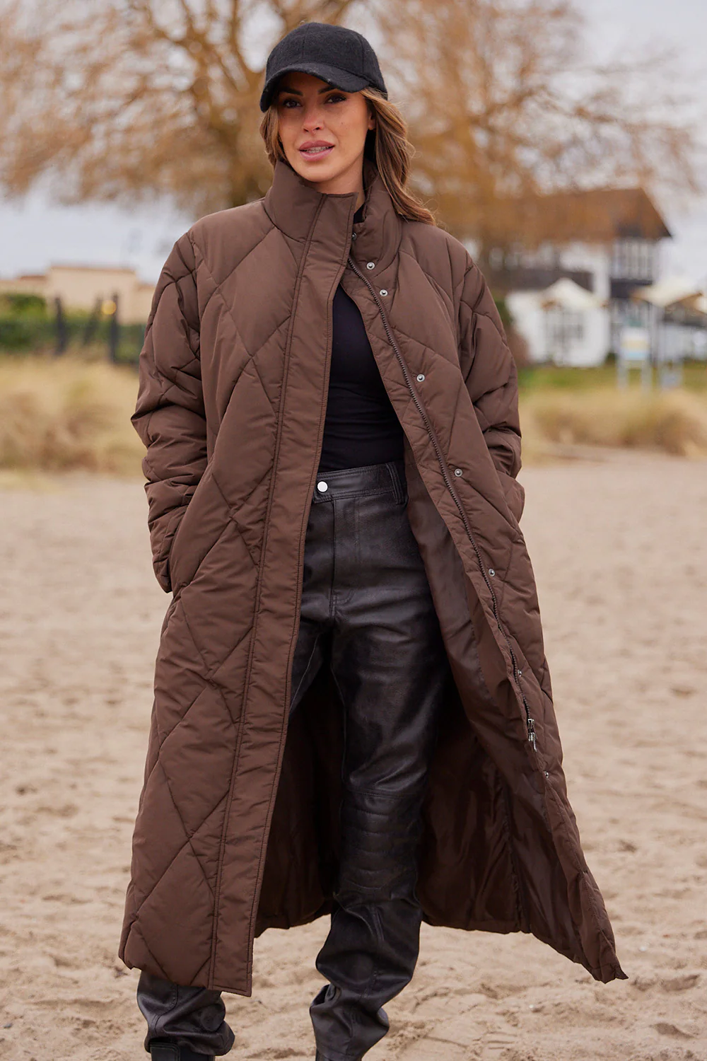 Cora Coat | Brun | Frakke fra Statebird - Image 4