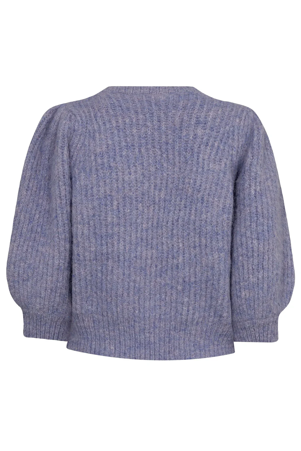 Coralie Bow Rib Cardigan 32170 | Lilac | Strik fra Co'couture - Image 3