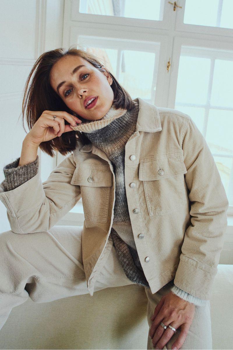 Cordy Jacket 206988 | Moonbeam | Jakke fra Freequent