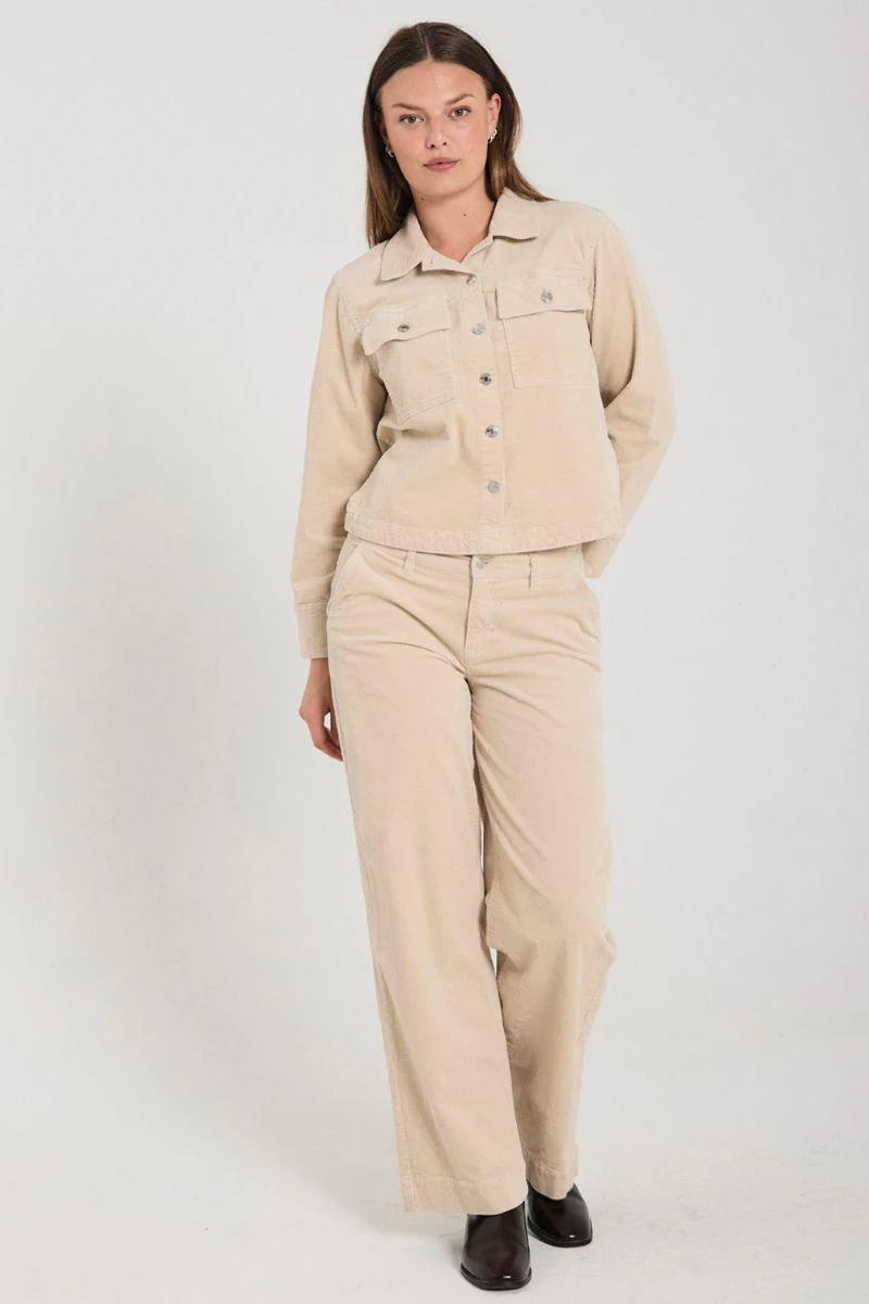 Cordy Jacket 206988 | Moonbeam | Jakke fra Freequent - Image 6
