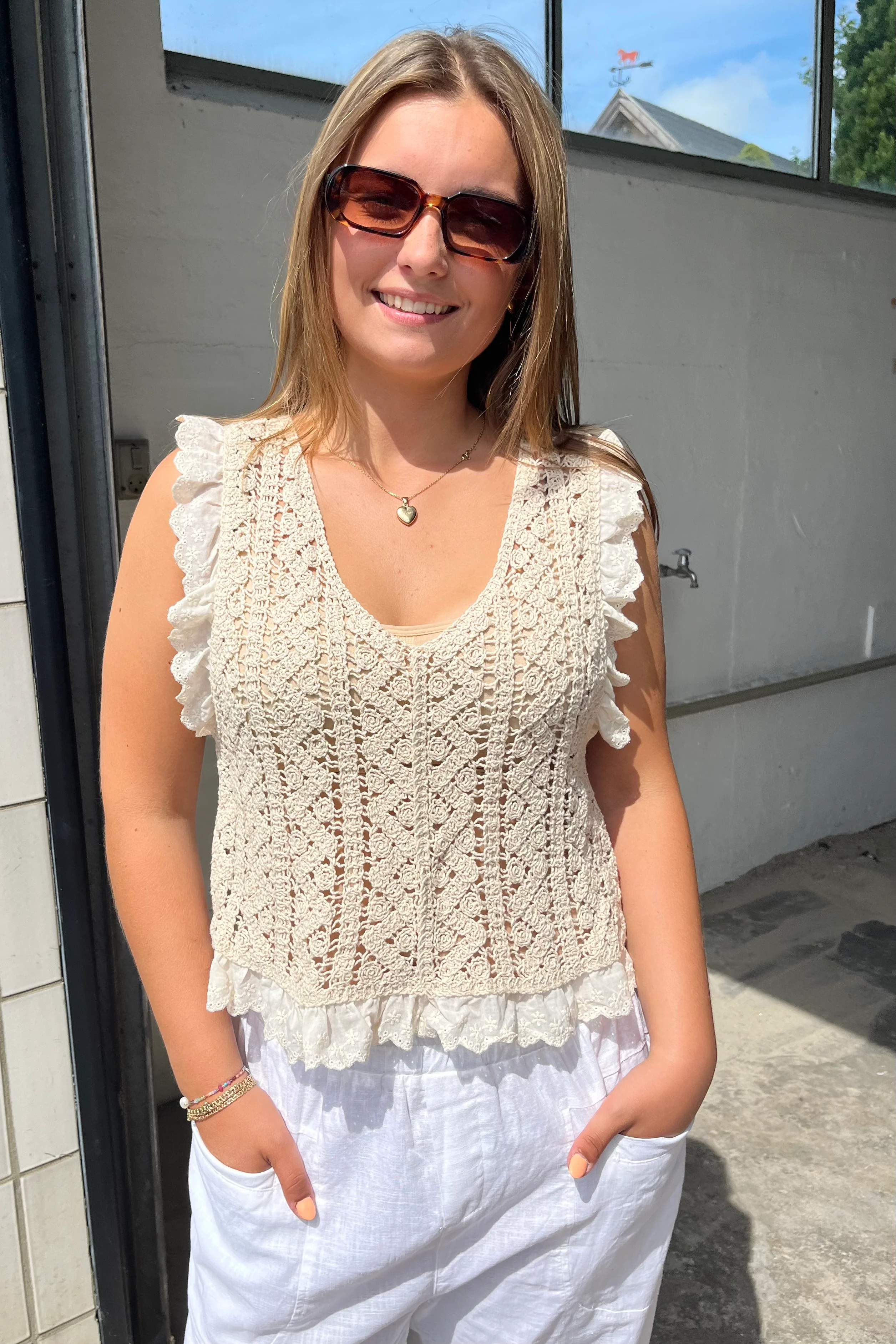 Crochet Top J093 | Top fra Atelier C - Image 3