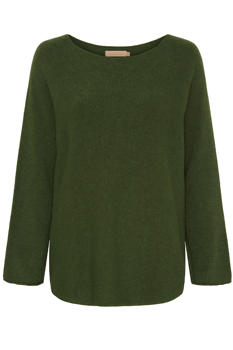Dagmar Knit | Army | Strik fra Marta du Chateau