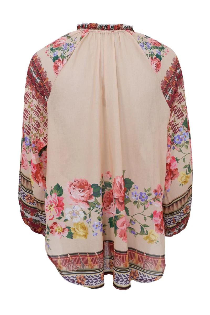 Dahlia Blouse | Creme | Bluse fra Black Colour - Image 4