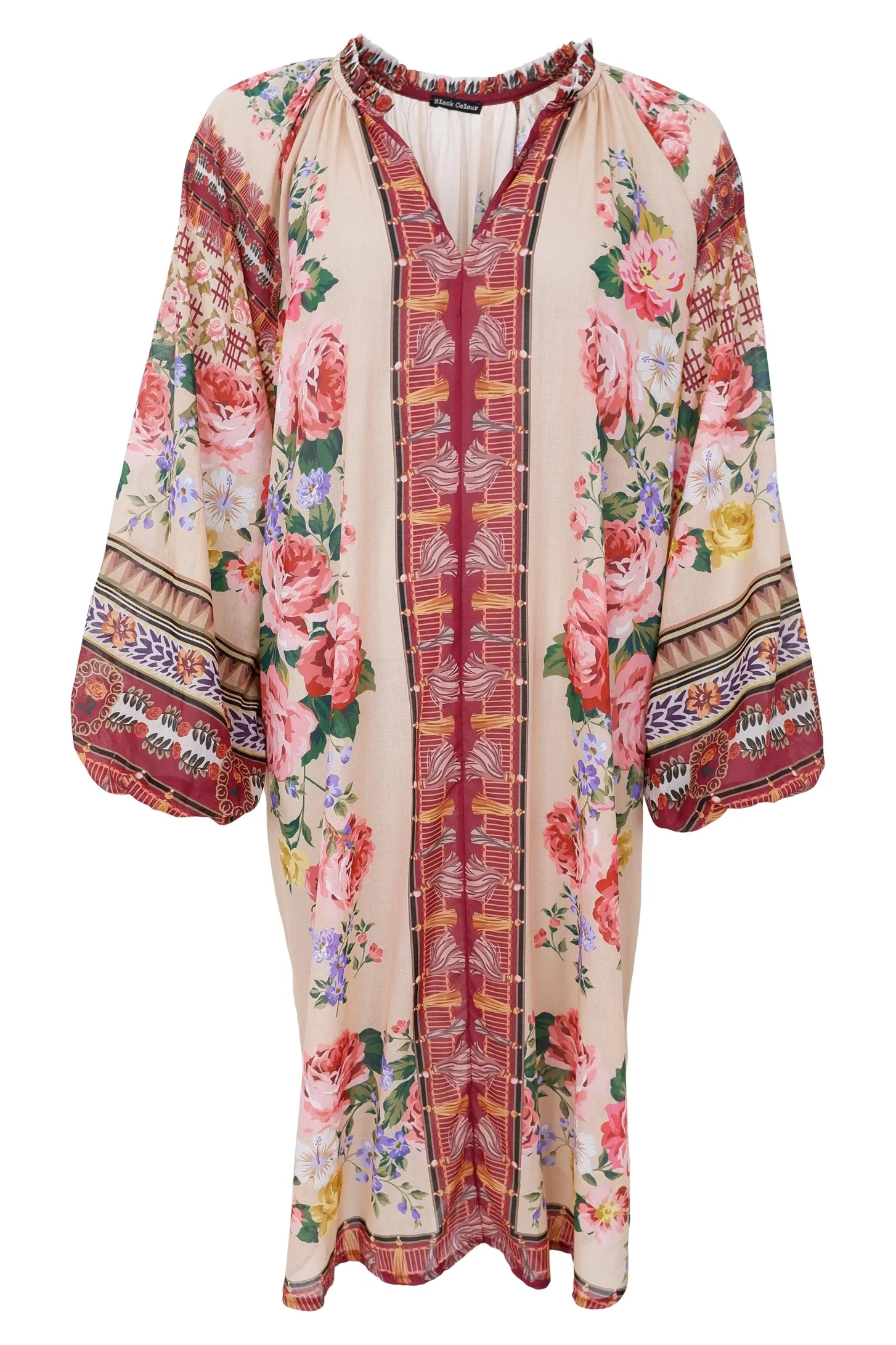 Dahlia Dress | Creme | Kjole fra Black Colour