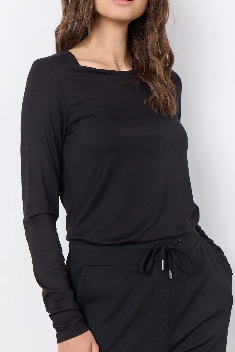Daisy Basic Blouse | Black | Bluse fra State bird - Image 3