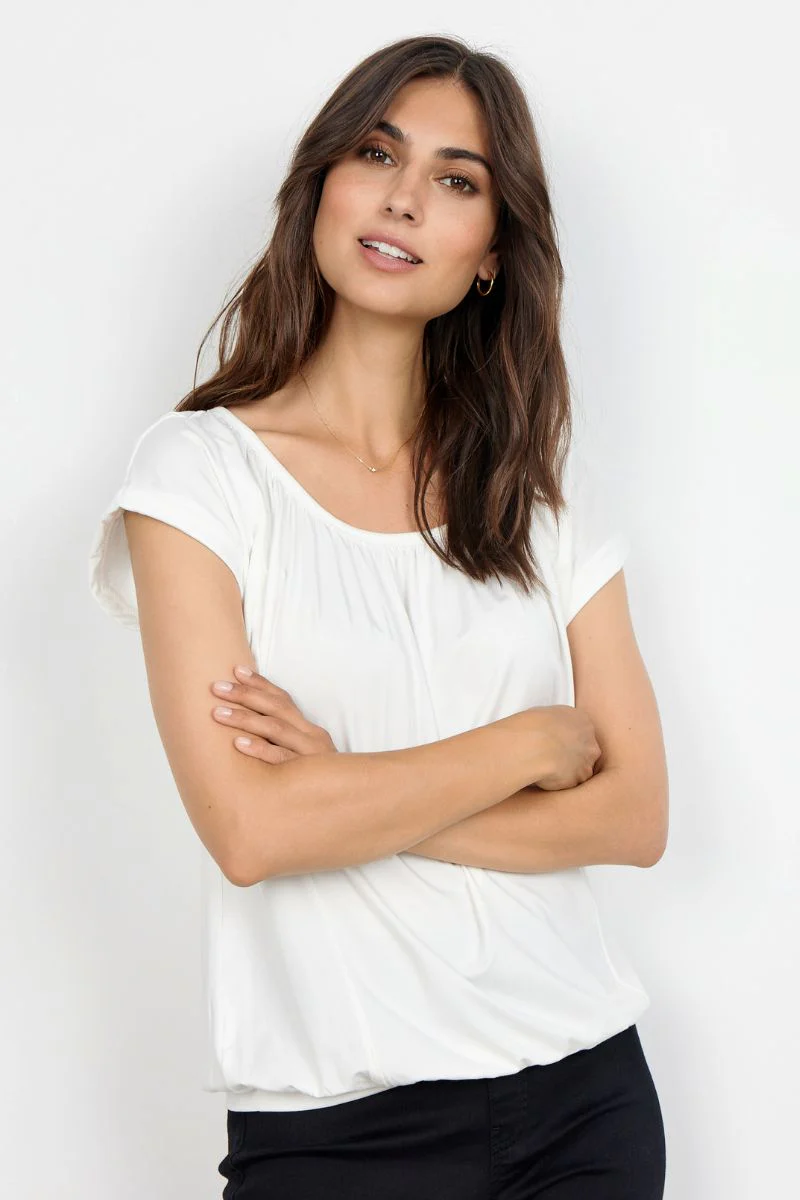 Daisy Bubble Tee | Hvid | T-shirt fra Statebird - Image 2