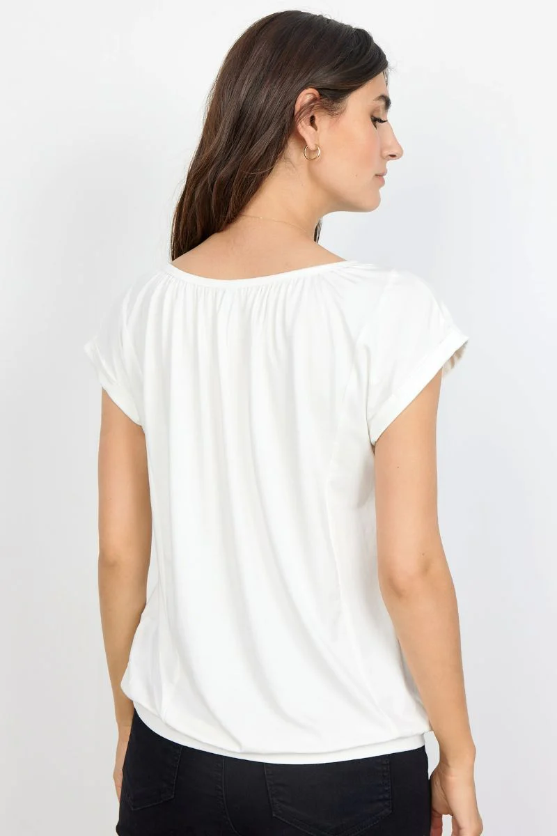 Daisy Bubble Tee | Hvid | T-shirt fra Statebird - Image 7