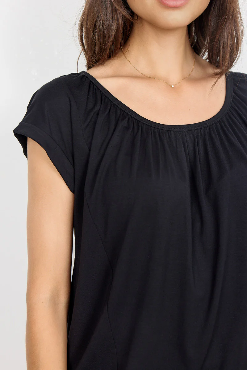 Daisy Bubble Tee | Sort | T-shirt fra State Bird - Image 6