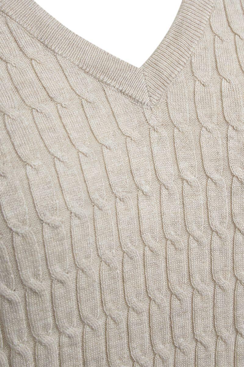 Dalva Pullover 205549 | Moonbeam Melange | Strik fra Freequent - Image 3