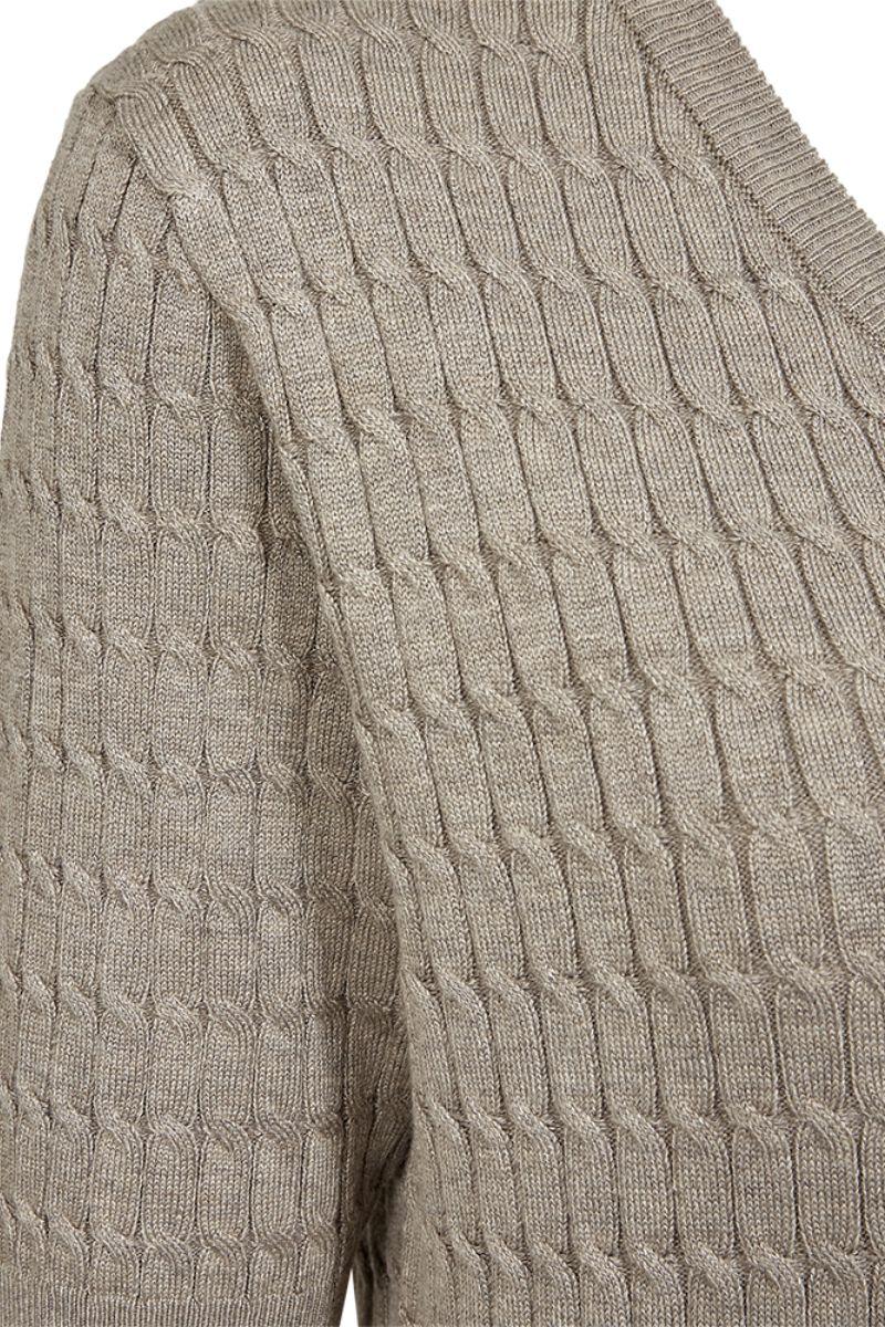 Dalva Pullover 205549 | Silver Mink Melange | Strik fra Freequent - Image 3