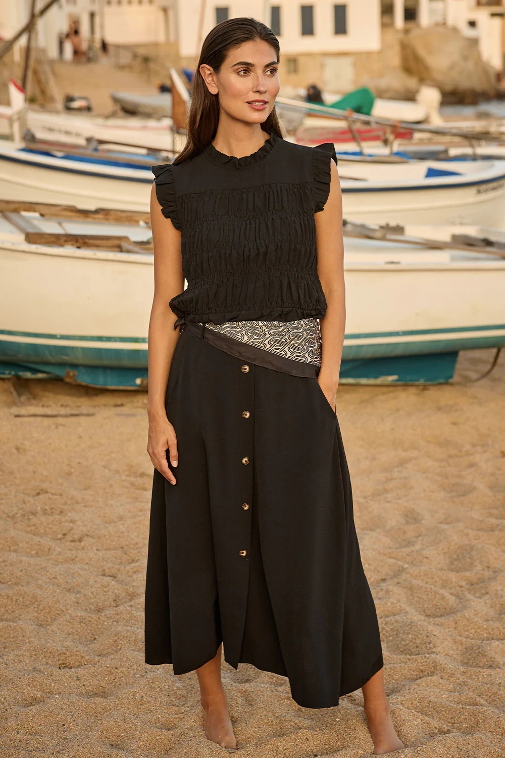 Dani Skirt | Sort | Nederdel fra Statebird - Image 3