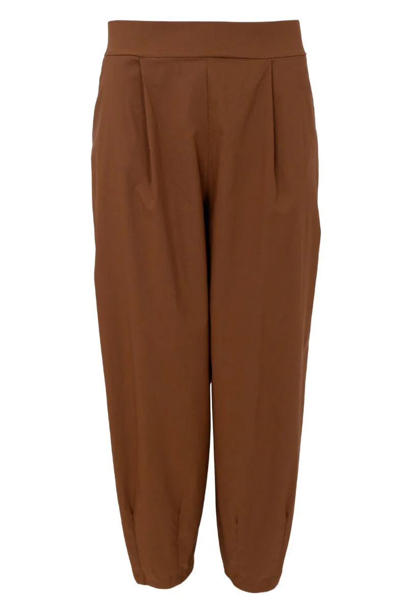 Davina Barrel Pant | Hazelnut Brown | Bukser fra Black Colour - Image 2