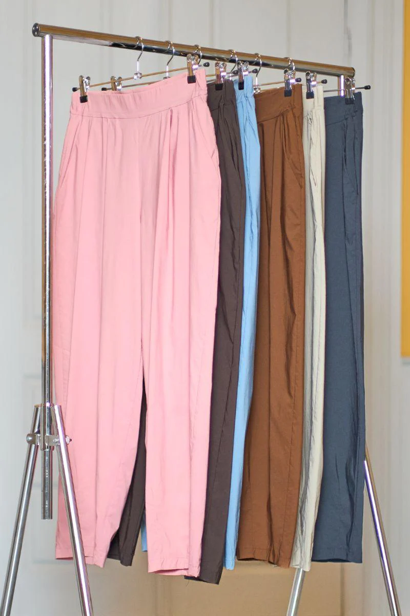 Davina Barrel Pant | Hazelnut Brown | Bukser fra Black Colour - Image 5