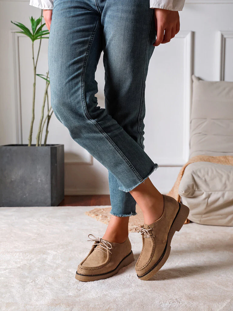 Derby Loafers | Taupe | Loafers fra Lazy Bear - Image 2