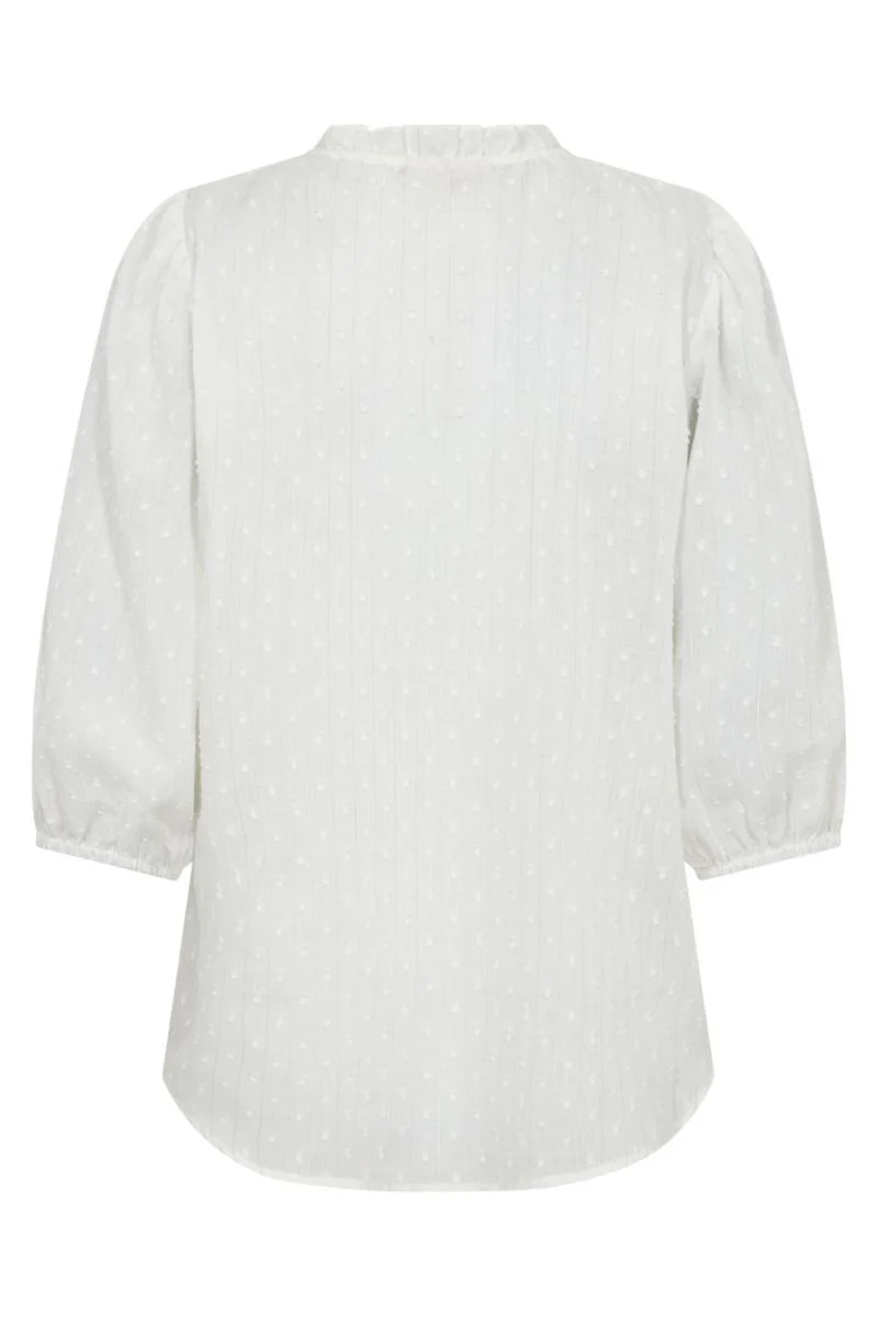 Dina Blouse 206719 | Star Off-White Mel | Bluse fra Freequent - Image 2