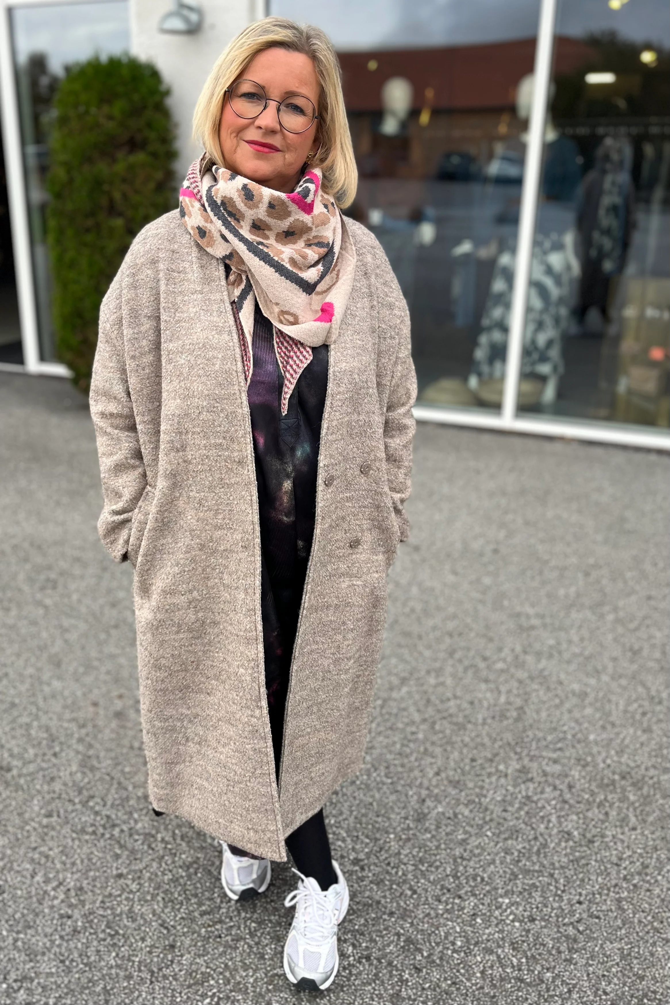 Dingo Wrap Coat 30020 | Camel | Jakke fra Co'couture - Image 2