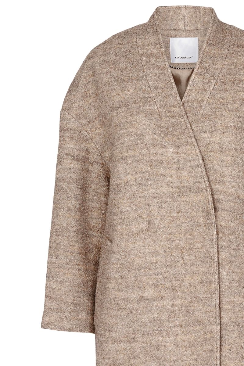 Dingo Wrap Coat 30020 | Camel | Jakke fra Co'couture - Image 3