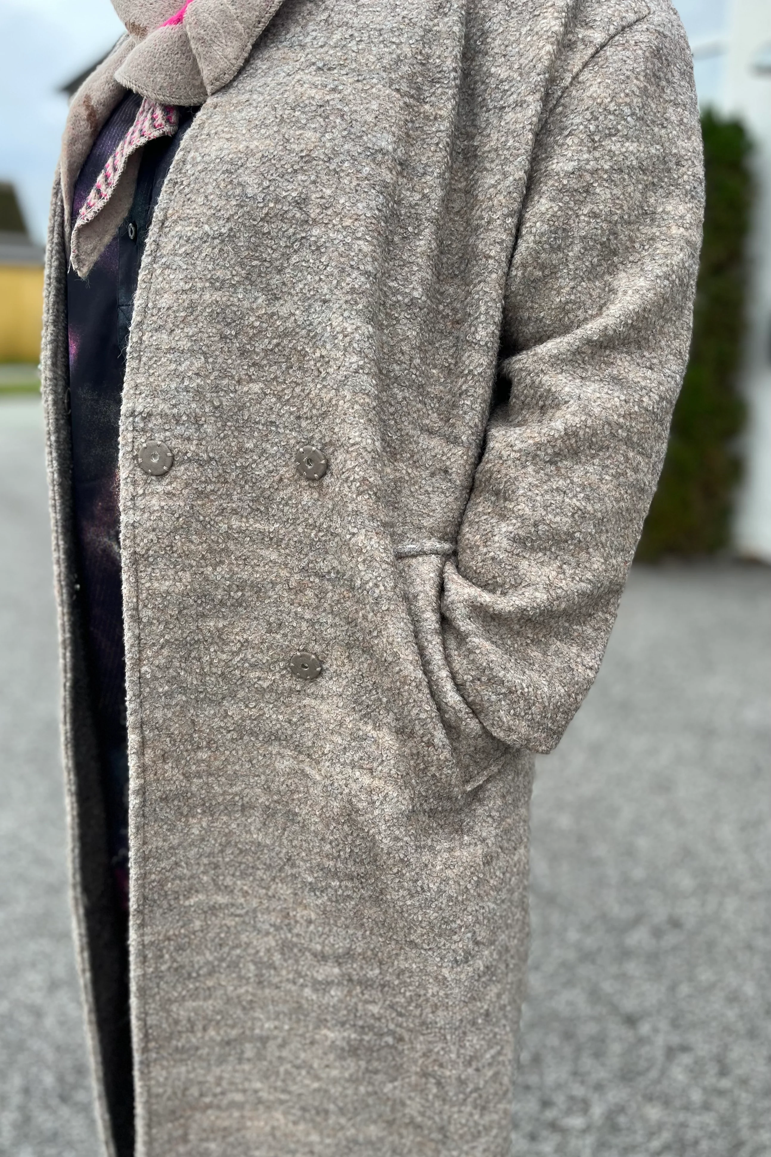Dingo Wrap Coat 30020 | Camel | Jakke fra Co'couture - Image 4
